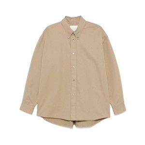 Studio Nicholson Sesame Beige Relaxed Fit Shirt - NWT